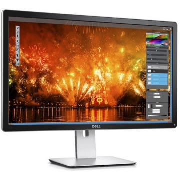 Monitor Dell P2415Q, 60.47 cm LED IPS 4K UHD, 16:9, 8ms, 300 cd/m2, HDMI, DisplayPort, mDP, VESA, Negru